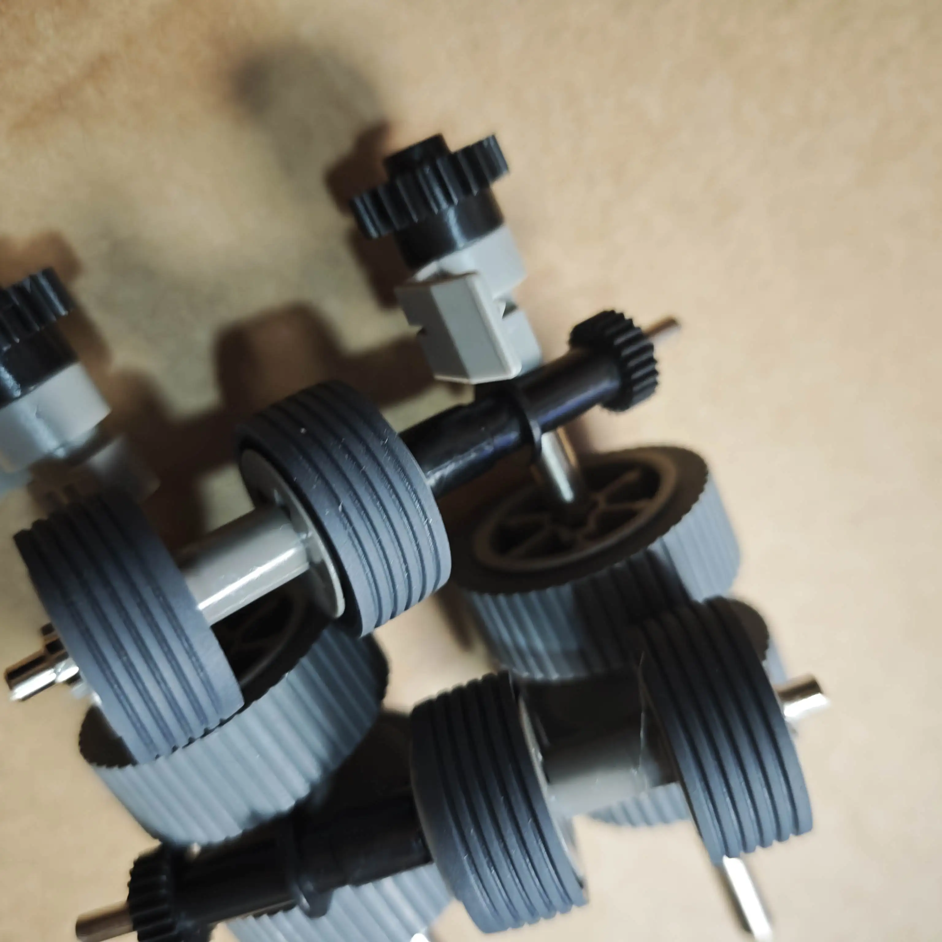 1set Box Packing PA03540-0001 PA03540-0002 Brake Pick Roller with axle for Fujitsu Fi 6130 Z 6230 6140 6240 6125 6225 Printer