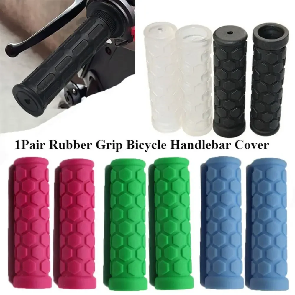 

1 Pair Anti-slip Bicycle Handlebar Cover SD125-102mm Shock Absorption Folding Bike Handlebar 6 Colors Rubber Grip