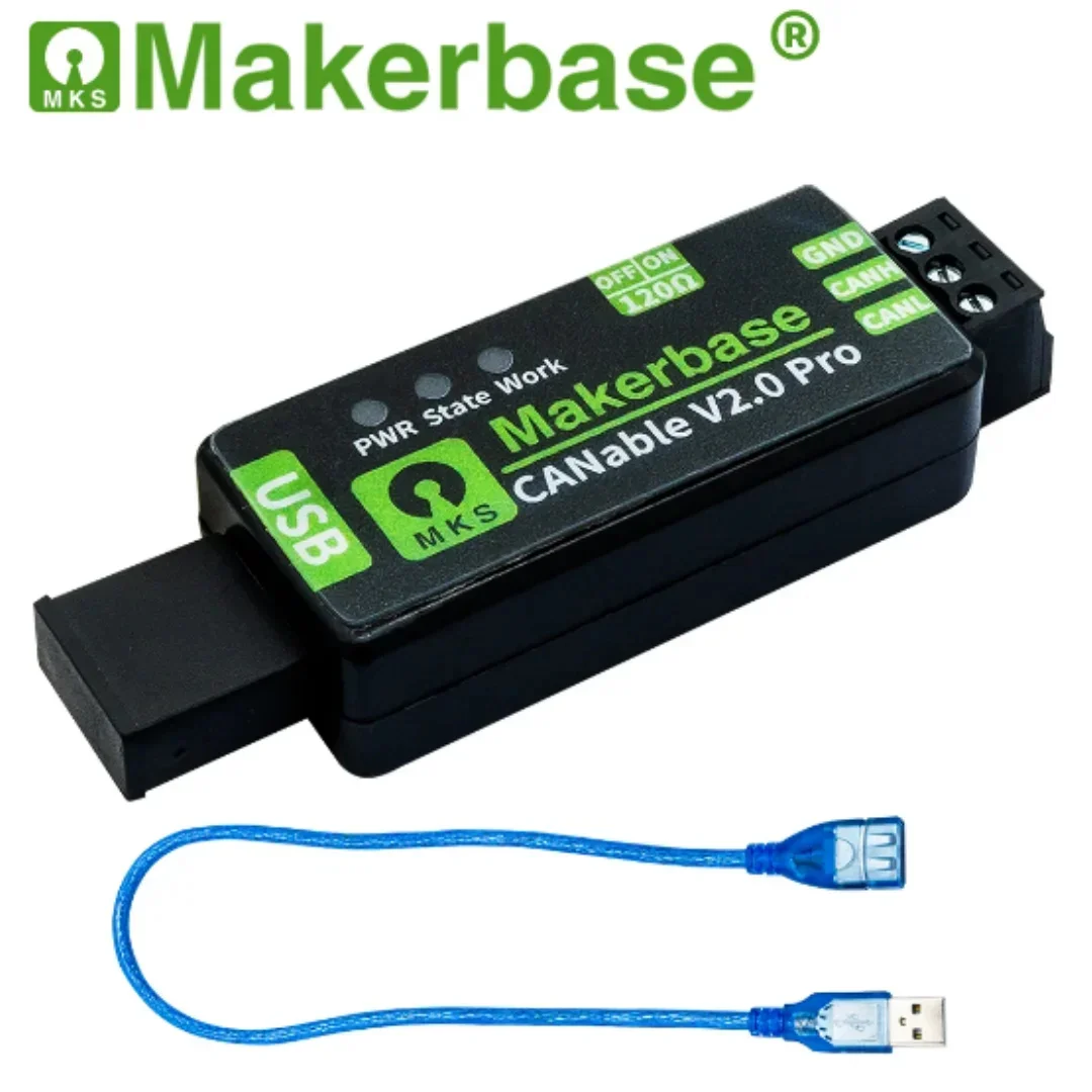 

Makerbase CANable 2,0 SHELL USB to CAN анализатор адаптеров CANFD slcan SocketCAN CANdleLight klipper