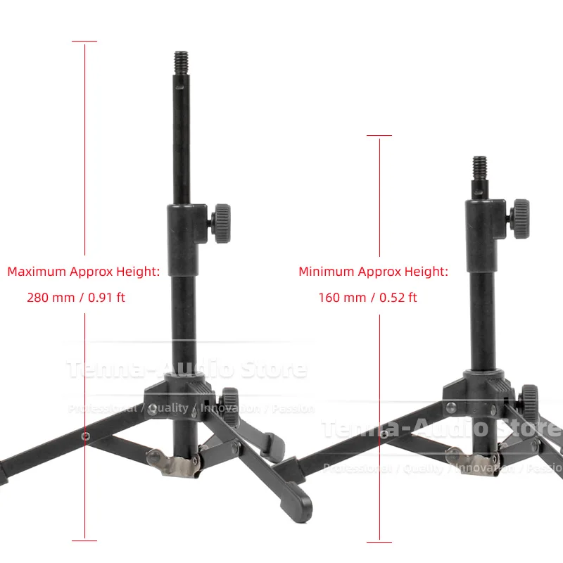 For Genelec 8010A 8020A 8320A 8010 8020 8320 A Monitor Speaker Desktop Stand Mount Hold Table Desk Tripod Loudspeaker Holder