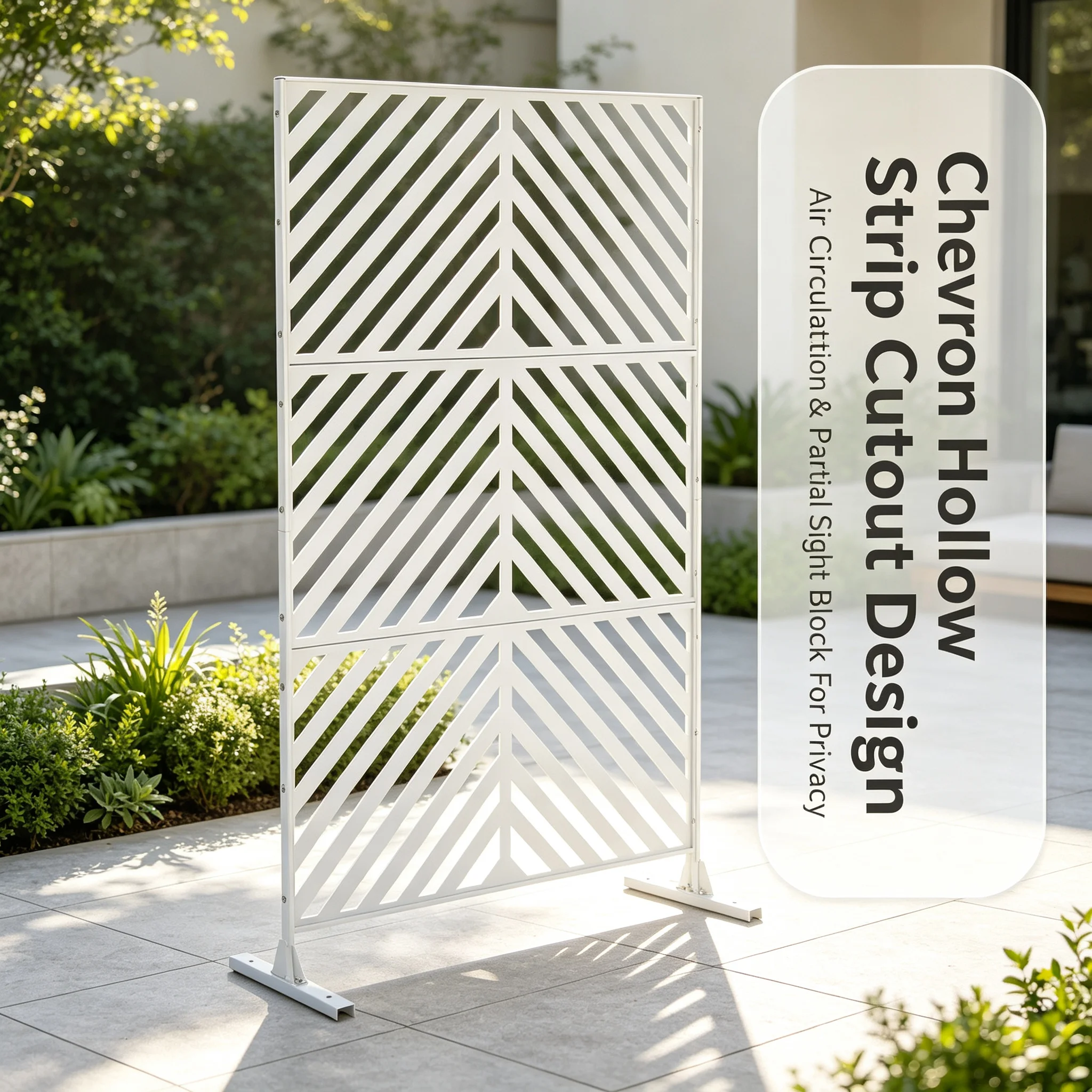 Decorative Privacy Screen with - Panel Line Marker recension och pris