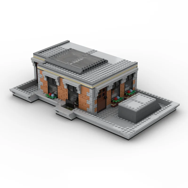 モジュラー都市建物モデル Moc ビルディングレンガ座る複合ロフトモデル技術モジュラーブロックギフトおもちゃ DIY セットアセンブリ