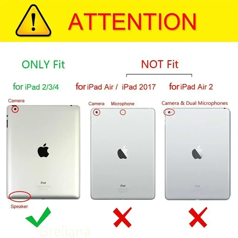 Silicone Case For IPad 4 Models A1458 A1459 A1460 Shockproof Cover Kickstand Kids Full Body Protective Case for IPad 2 3 4 Cover