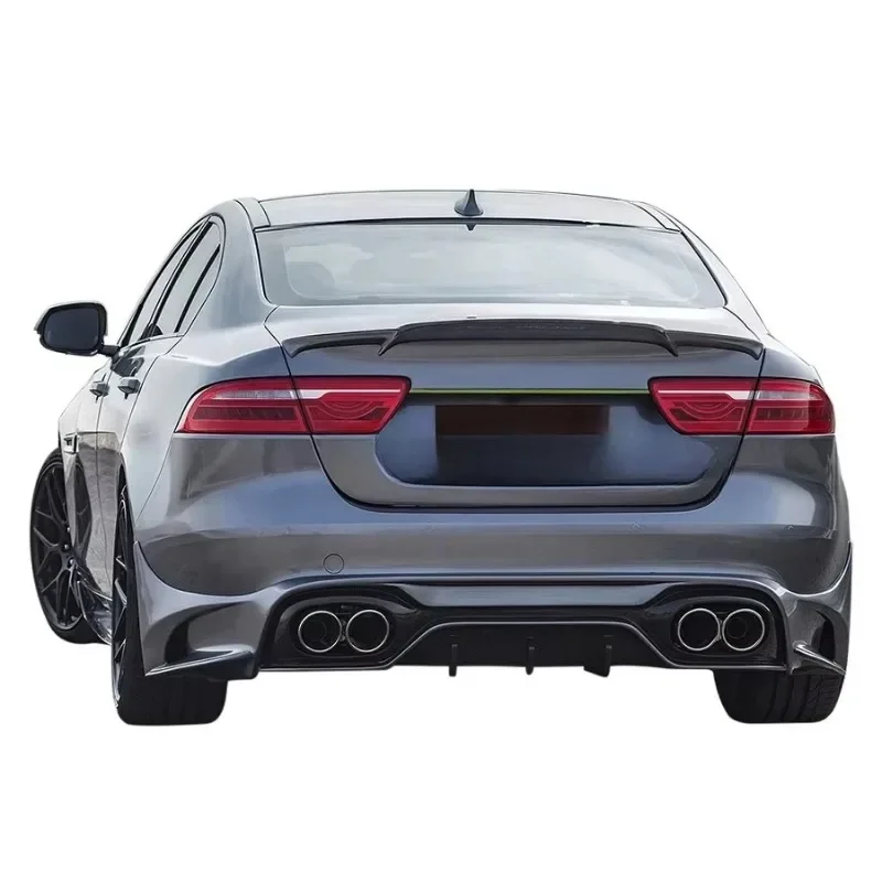 2015-2019 Body Kit Half Carbon Fiber Front Lip Side Skirts Rear Diffuser Splitter New Condition Exhaust Bumper 6