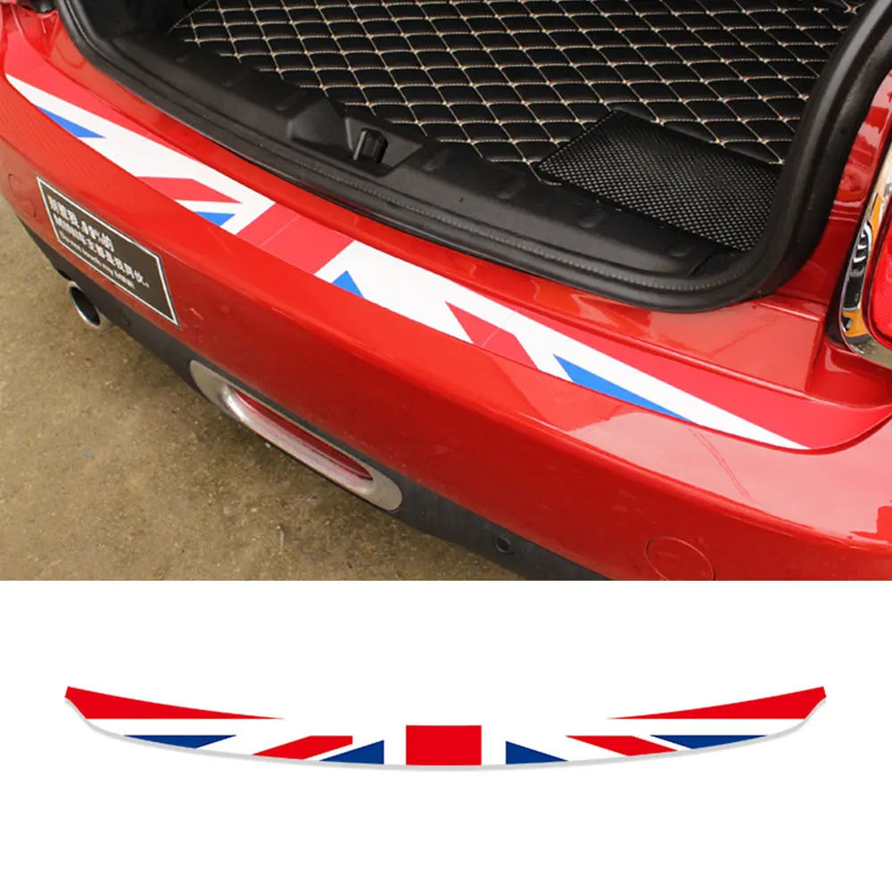 Car Rear Bumper Decoration Sticker Trunk Load Edge Protection Decal For Mini Cooper R55 R56 R60 F55 F56 Car-Styling