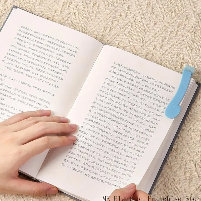 3 Pcs Automatic Bookmarks Silicone Bookmarks Cats Bookmarks Clip Creative Page Marker Reading Supplies for Teacher