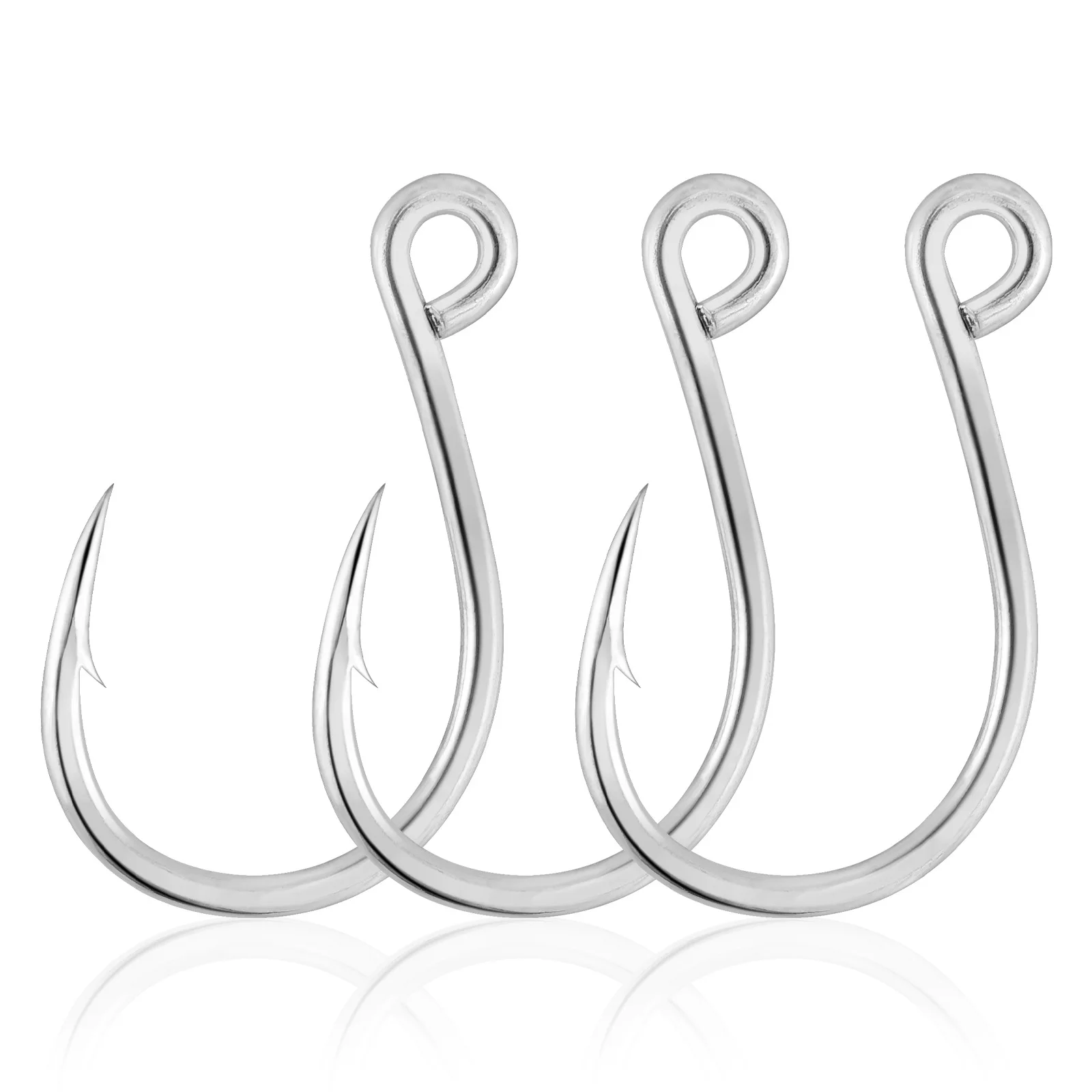 

High carbon steel big circle hooks sea fishing hooks barbed anti seawater corrosion fishing iron plate hooks anchor hooks wholes