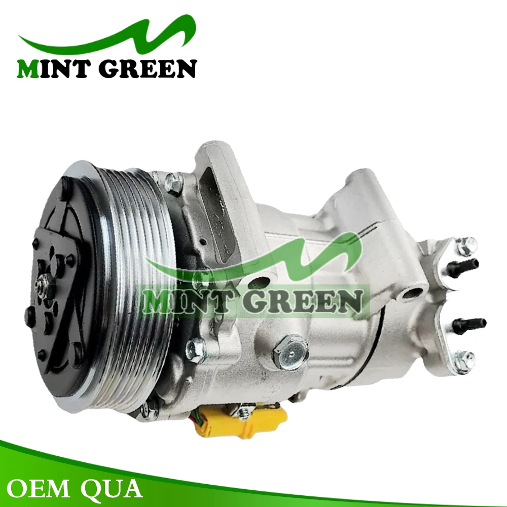 SD6V12 AC Compressor And Clutch For Citroen Berlingo C2 C3  Peugeot 206 307 9684480480 64522758145 SD6V12-1449F SD6V12-1941