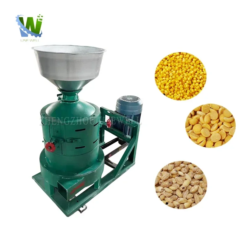 

Multifunctional Dry Wheat Buckwheat Rice Mill Corn Seed Peeling Pea Skin Peeler Sheller Husker Huller Husking Machine