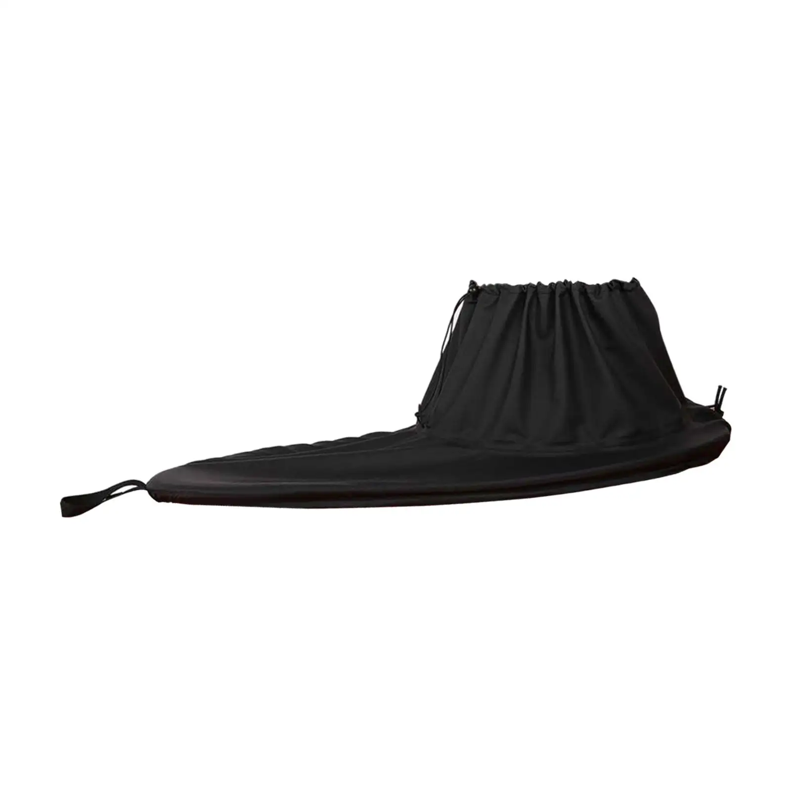 Universal Kayak Spray Skirt Splash Deck Sprayskirt Adjustable Cockpit for Paddling Boating Accessories Equipment Black