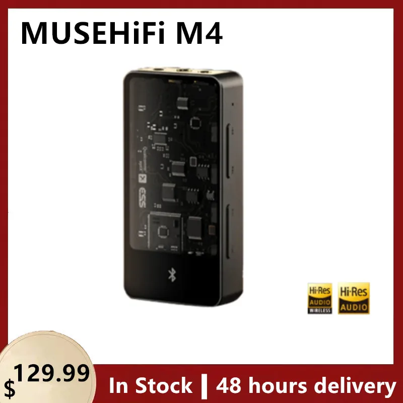 

MUSEHiFi M4 Portable Bluetooth USB DAC/AMP Flagship ES9038Q2M Chip Headphone Amplifier Audio Decoder Dongle 3.5+4.4+2.5mm