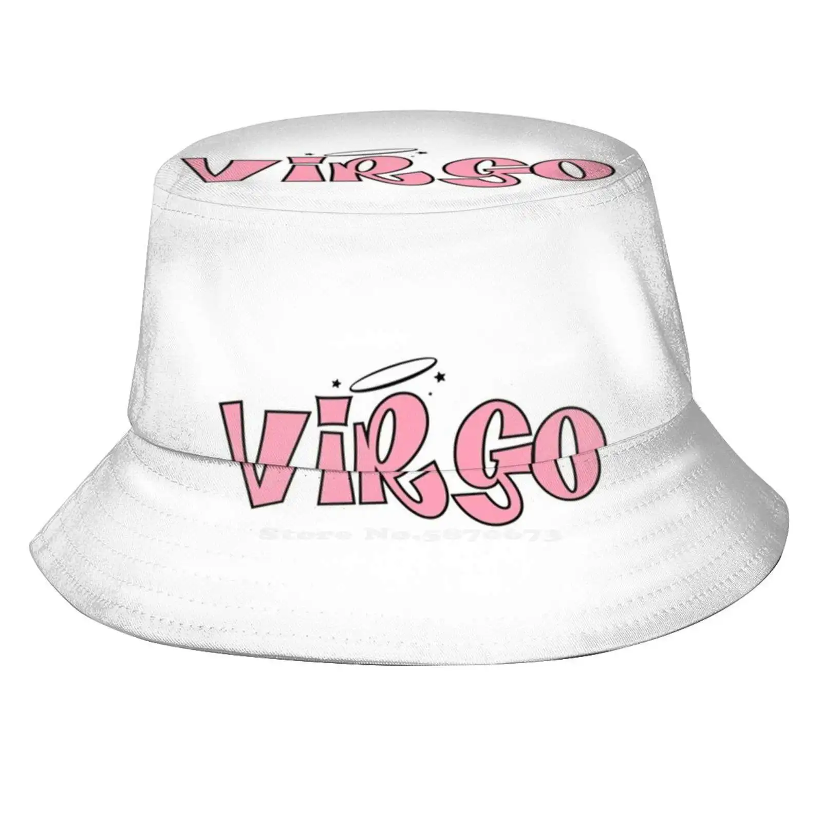 Virgo Bratz Unisex Fisherman Hats Cap Virgo Bratz Zodiac Sign Astrology Astrological Sign Pink Bratz Throwback 2000s 90s Baby