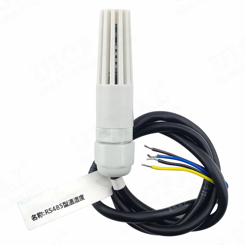 Moduł czujnika temperatury i wilgotności RS485 z sondą, kabel Modbus RTU, wodoodporny IP67, PE, PVC, metal, -40°C ° C do 85 ° Moduły czujników C 50CM — zdjęcie produktu 4