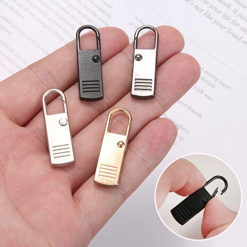 5pcs Detachable Zipper Pull, Replacement Zipper Accs For Jeans & Backpack, Sewing Tools image 2
