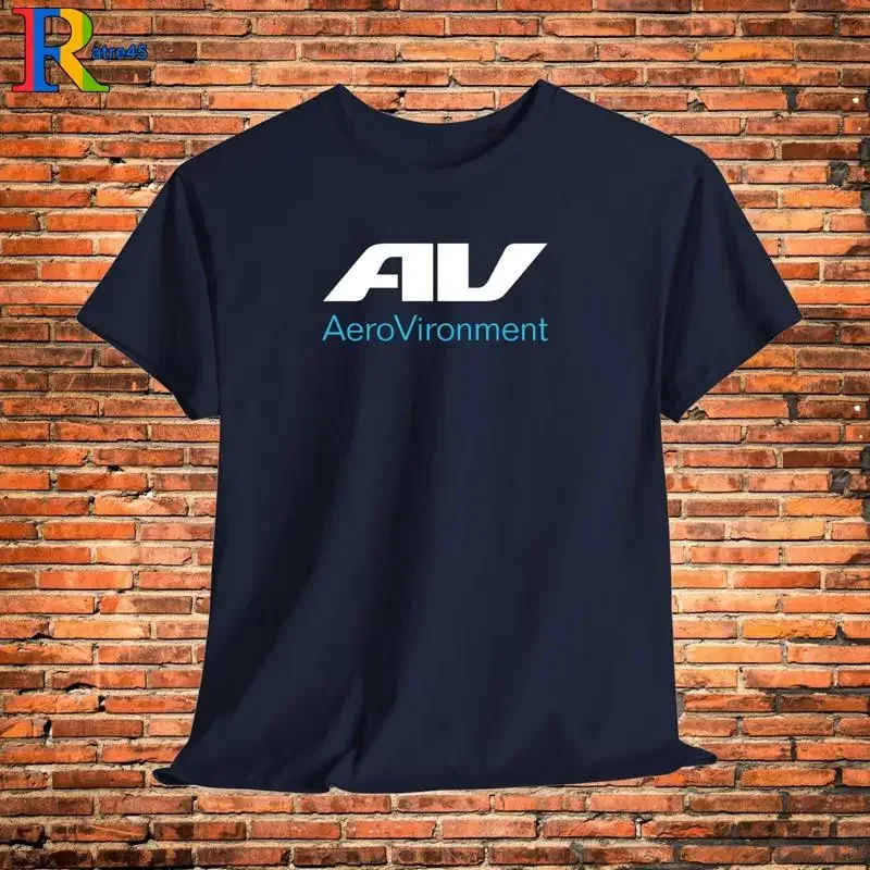 AV AeroVironment Logo T Shirt a Black Grey White Navy Red Orange Choco S 5XL