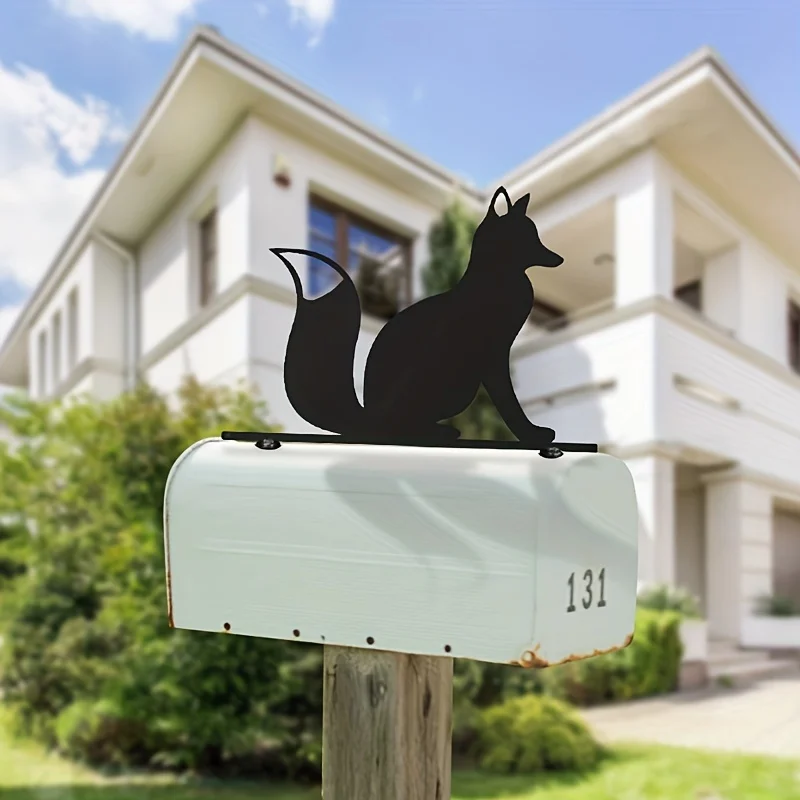 Металлические Украшения Для Почтового Ящика Fox Design Rural Home Decor, Уличный Стиль, Аксессуары Для Почтового Ящика