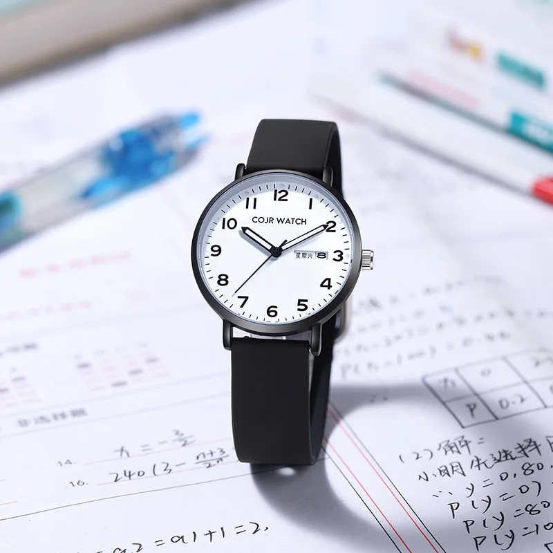 ساعات نسائية فاخرة موضة السيدات ساعة مقاوم للماء سيليكون باند ساعة اليد صديقة عشاق هدية Relogio Feminino