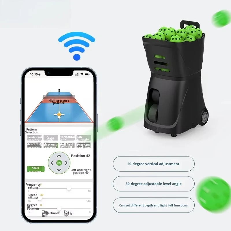 Smart Pickball Automatic Service, Portable, Single and Multiplayer Practice, Footwork Practice, Opposition Practice