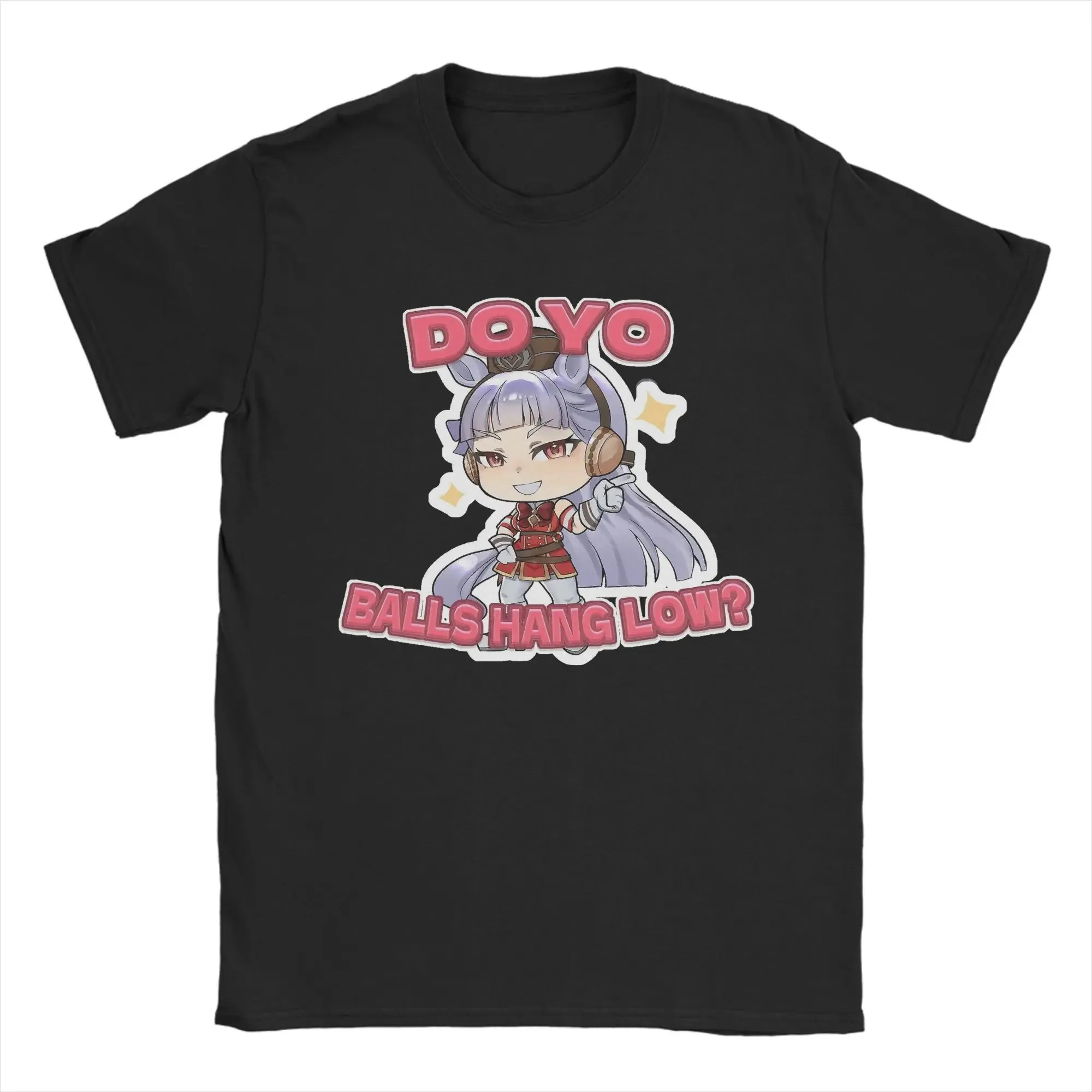 Japan Anime Rice Shower Uma Musume Manga Graphic Print T-Shirt Women Men Streetwear Fashion Oversized Top Cotton Solf Summer Tee