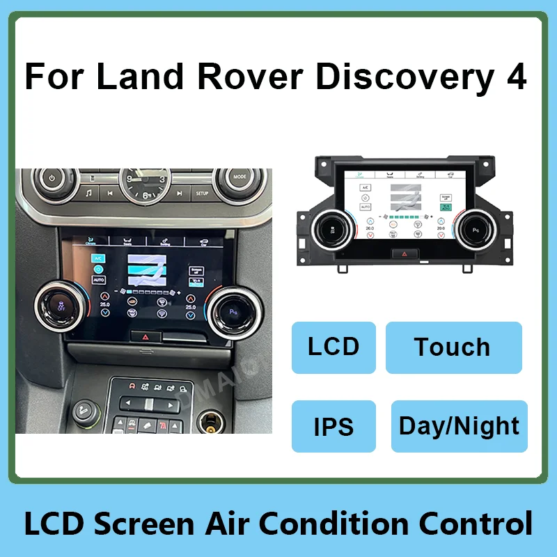 Upgrades AC Panel Display Screen Air Conditioning Control Touch LCD Digital For Land Rover Discovery 4 LR4 L319 2010-2016