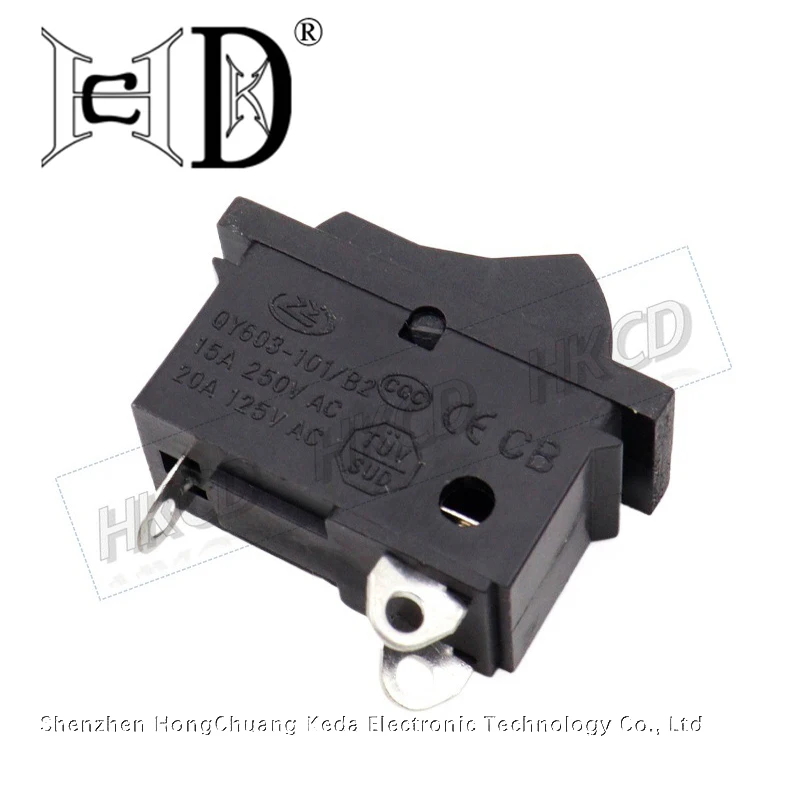 2pcs 3-speed hair dryer cold and hot air switch button 3-speed 3-pin toggle high-power power button electric blower accessories