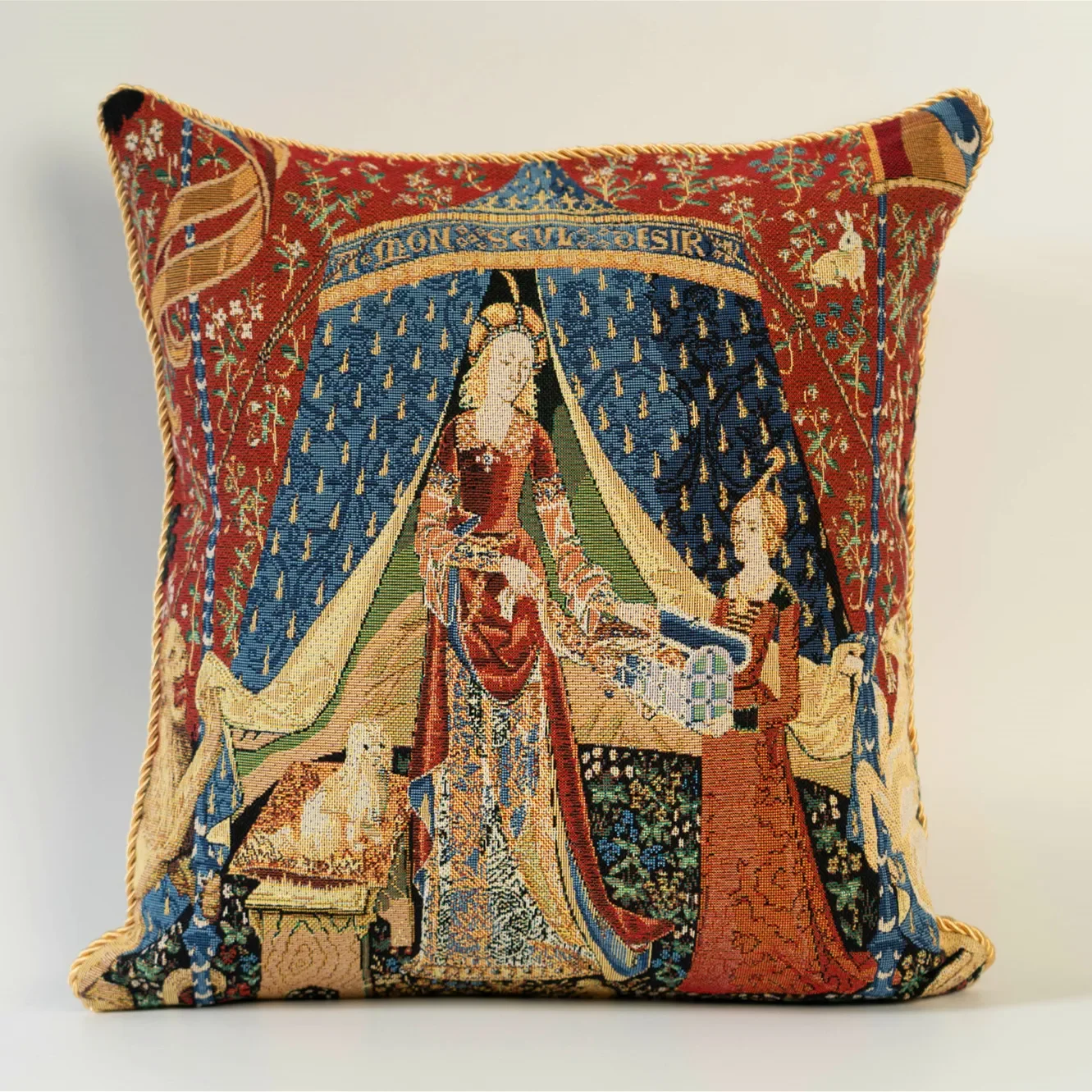 New Belgian Jacquard Cushion Cover 100% Cotton Double Sides Luxury Sofa Car Waist Classic Home Decorative Pillowcase 45*45cm