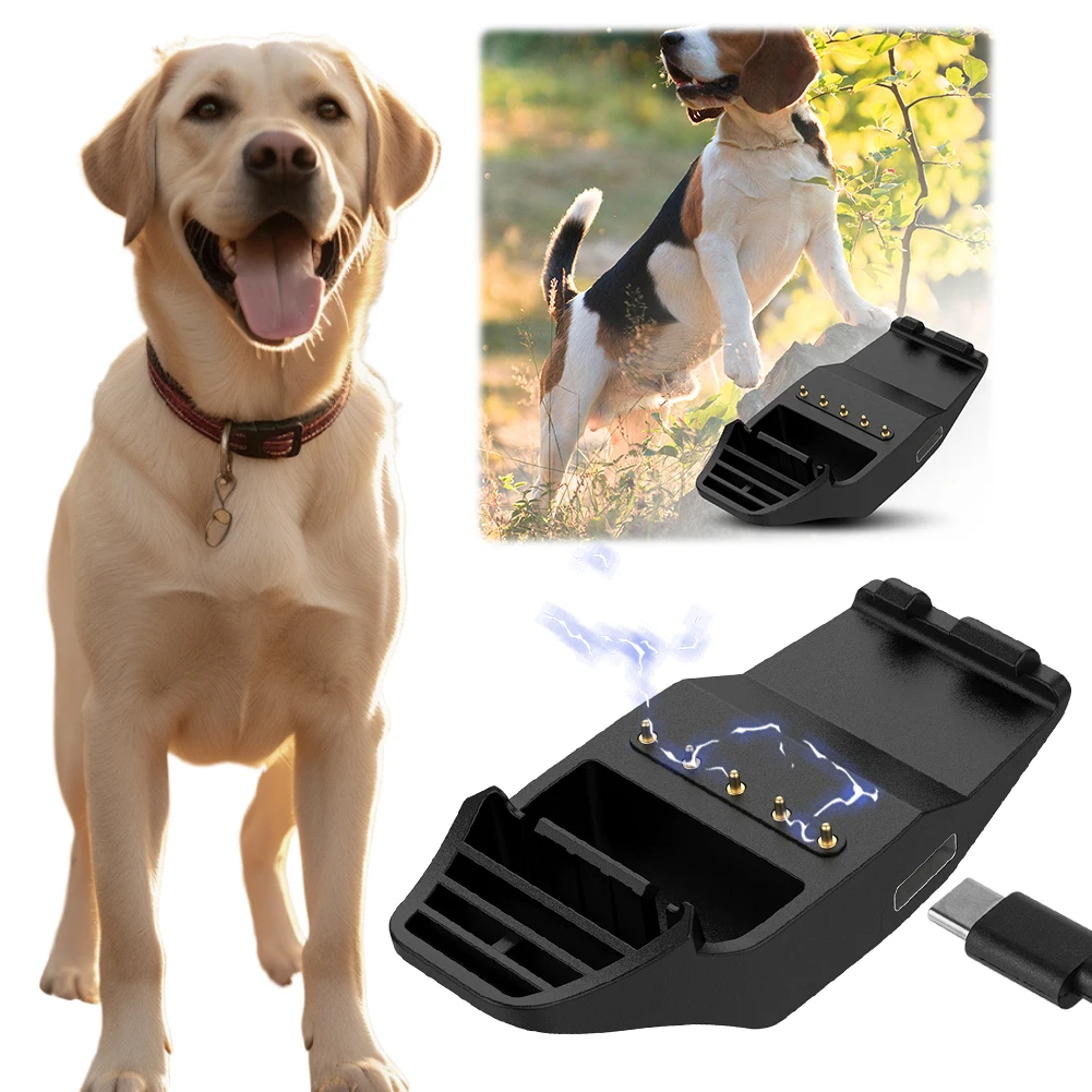 

For Garmin Pet Dog Collar Charger Built In Smart Chip Charging Cable Adapter Type C Input Adapter Dog Collar Charger Replacement