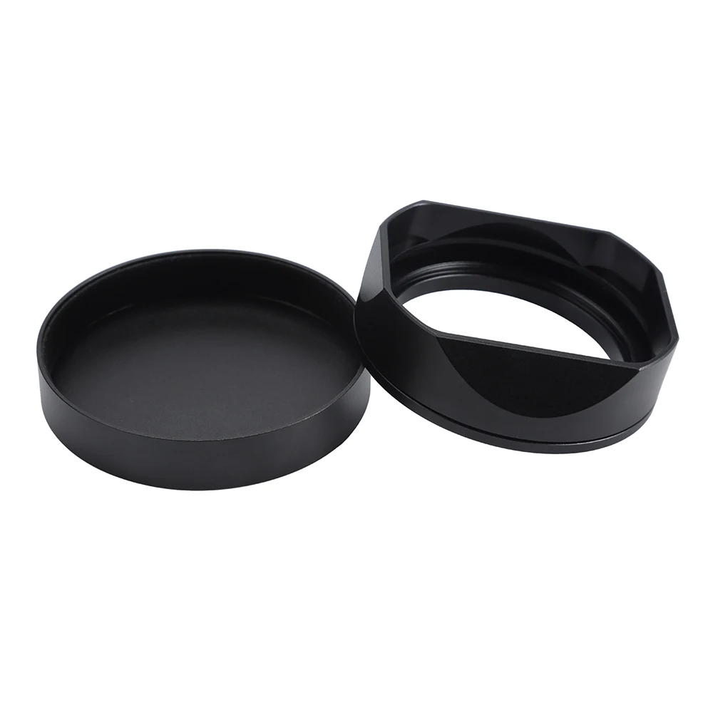 XCD 4/45P Square Metal Lens Hood for Hasselblad XCD 4 45P 4/45P Lens Hood Lens Shade with Cap