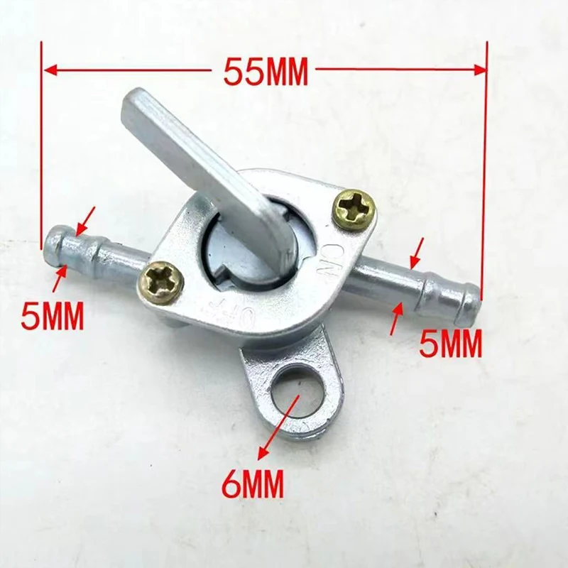 Бензиновый газ, топливный кран Petcock, бензиновый клапан, переключатель топливного бака, 1 шт., линейный переключатель вкл/выкл