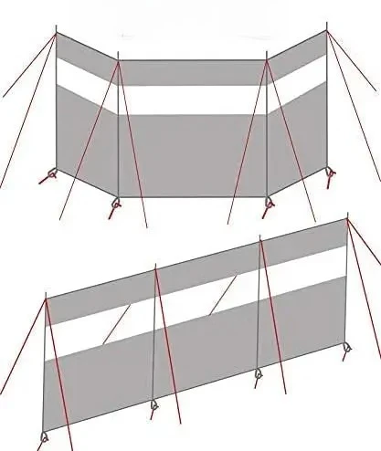 

l Outdoor camping Rain fly Tarp Hammock Rain Fly Windbreak screen for Garden Charcoal Grills BBQ Picnic