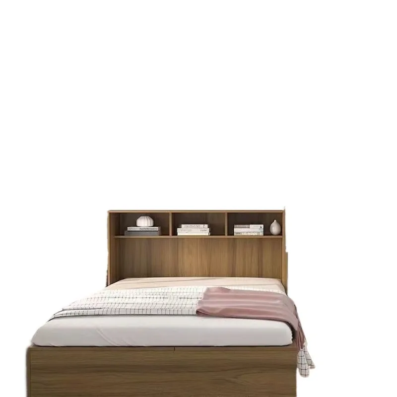 Small apartment multi-functional tatami bed cabinet integrated empty high box storage bed wardrobe combination