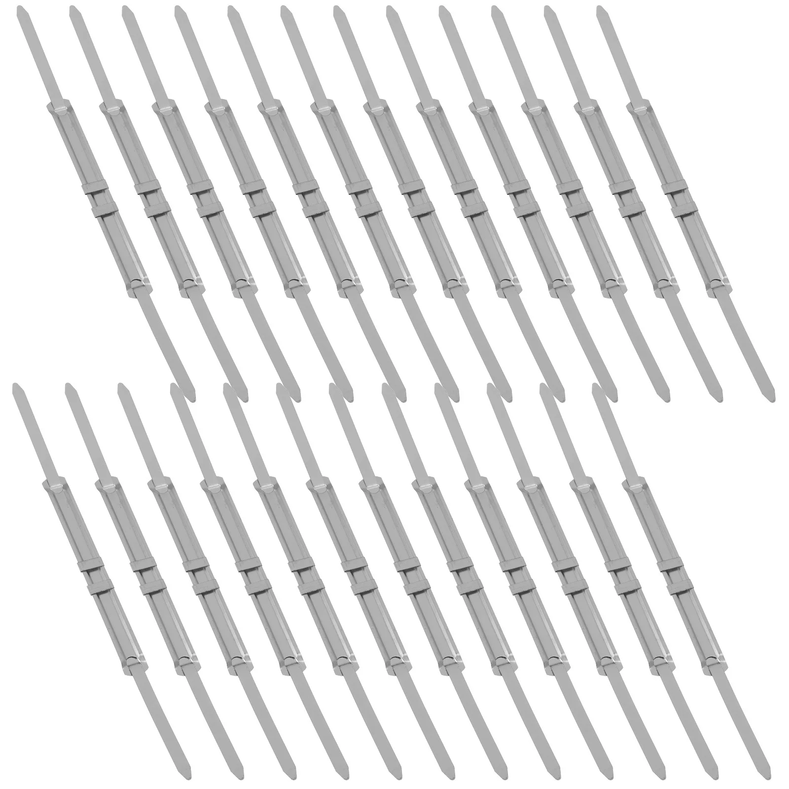 50pcs Metal Binding Spines For 2 Hole Punch Office School Document Organizer File Filing Strip Notebook Binding Coils