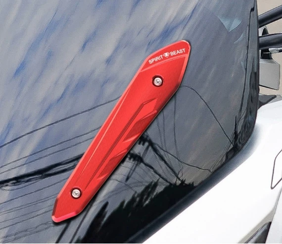 

Windshield decorative cover modified motorcycle suitable for Haojue UHR150 front windshield decorative accessories