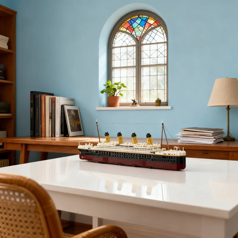 

9718 деталей MOC: Модель «Титаник» для сборки, серия Creator Expert. Креативный конструктор, коллекционный декор, подарок для детей и взрослых. Премиум-качество.