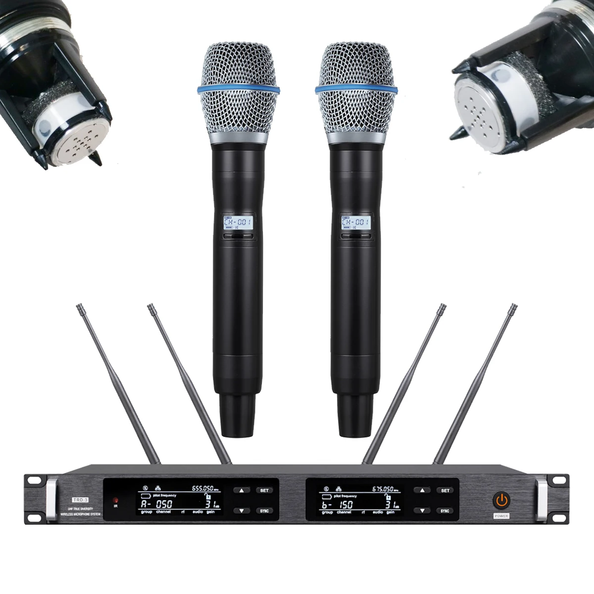

Высококлассный приемник Axiet AD4D Beta87, конденсаторный B87, Беспроводная микрофонная система Sure ULXD24, двухканальный микрофон, микрофон