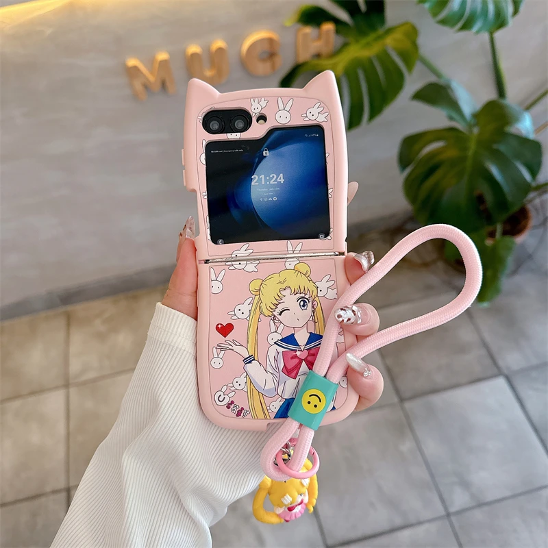 Cute Cartoon Japan Anime Sailo - огляд і ціна Phone Cases Z Flip 7