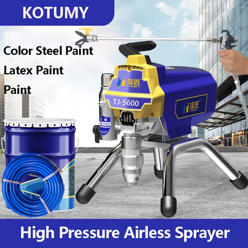 2800W Plunger Type High Pressure Airless Latex Paint Special Paint Exterior Wall Sprayer Paint Spraying Machine