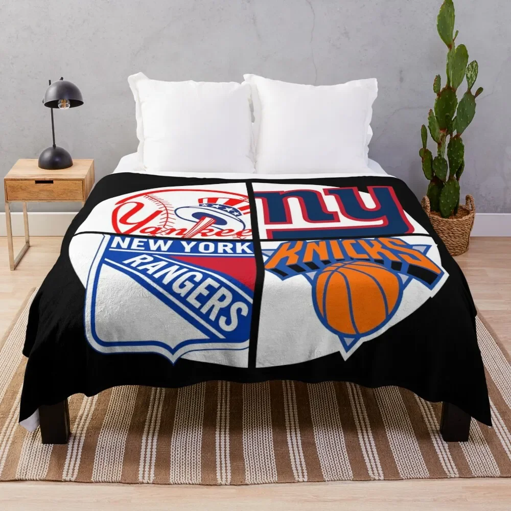 

New York Sports 1 Throw Blanket Giant Sofa Loose Blankets For Bed Blankets For Baby Blankets