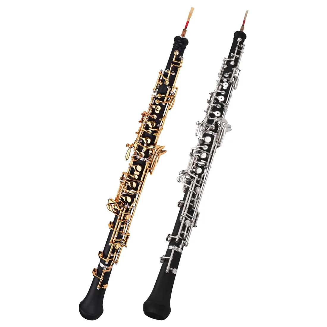 

Custom Logo-Free 22-Key Oboe with C-Keys Semi-Automatic Performance Grade Test Western Musical Instrument Synthetic Wood Oboe