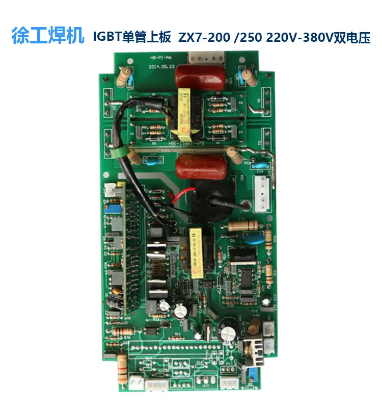 Manual DC Welder Main Board Zx7-250 220V 380V Double Voltage Single Tube IGBT Inverter Board Upper Board