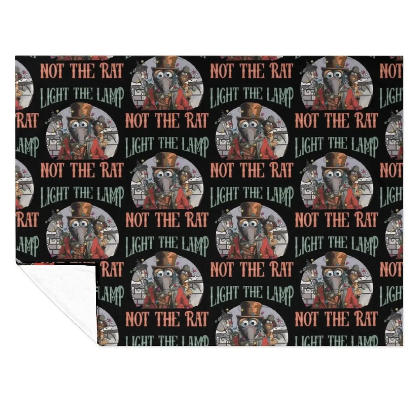 

Muppet Christmas Carol Light The Lamp Not The Rat Throw Blanket Shaggy manga warm winter Plush Blankets
