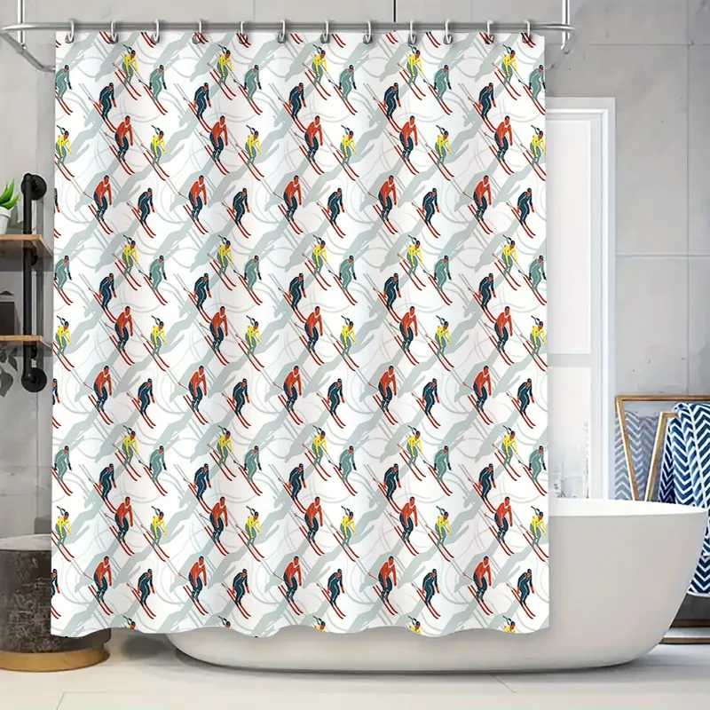 

Shower Curtain Set Waterproof Floral Pattern Bathroom Decor Farmhouse Rustic Vintage Chic Home Decor Washable Liner Included