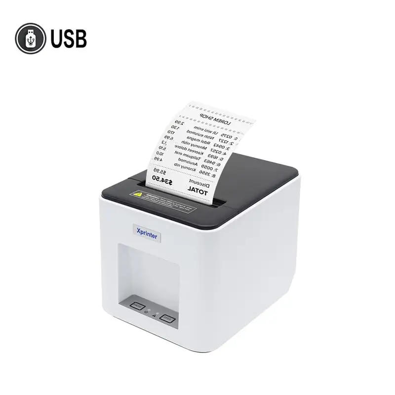 Top! 361B Thermal Label Printer Barcode Sticker Receipt Printer Support 20-80mm 2 In 1 Print Machine for Android iOS Windows