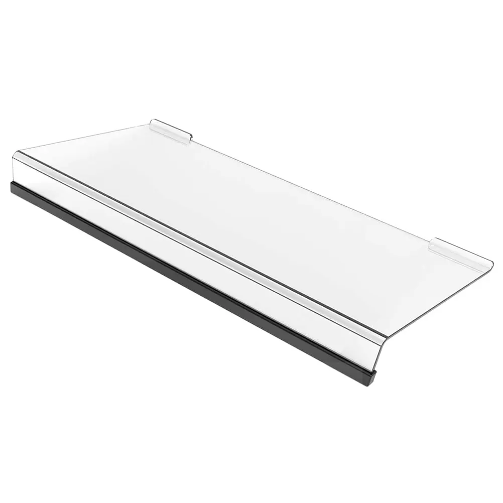 

Acrylic Keyboard Stand Transparent Desk Tray Single Scalable Riser Computer Holder Black Anti Slip Strong Capacity
