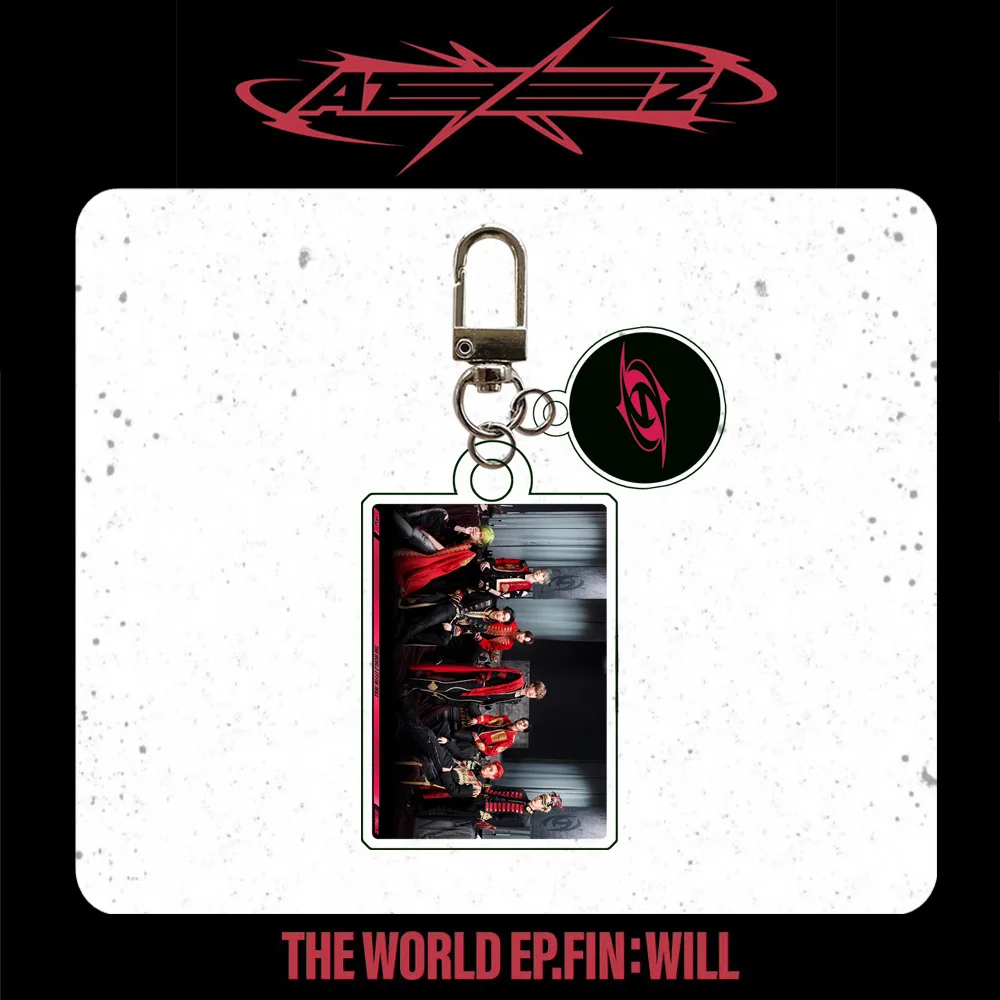 ATEEZ "THE WORLD EP.FIN: ALL" Acrylic Double-siDeD Keychain Pendant Jewelry