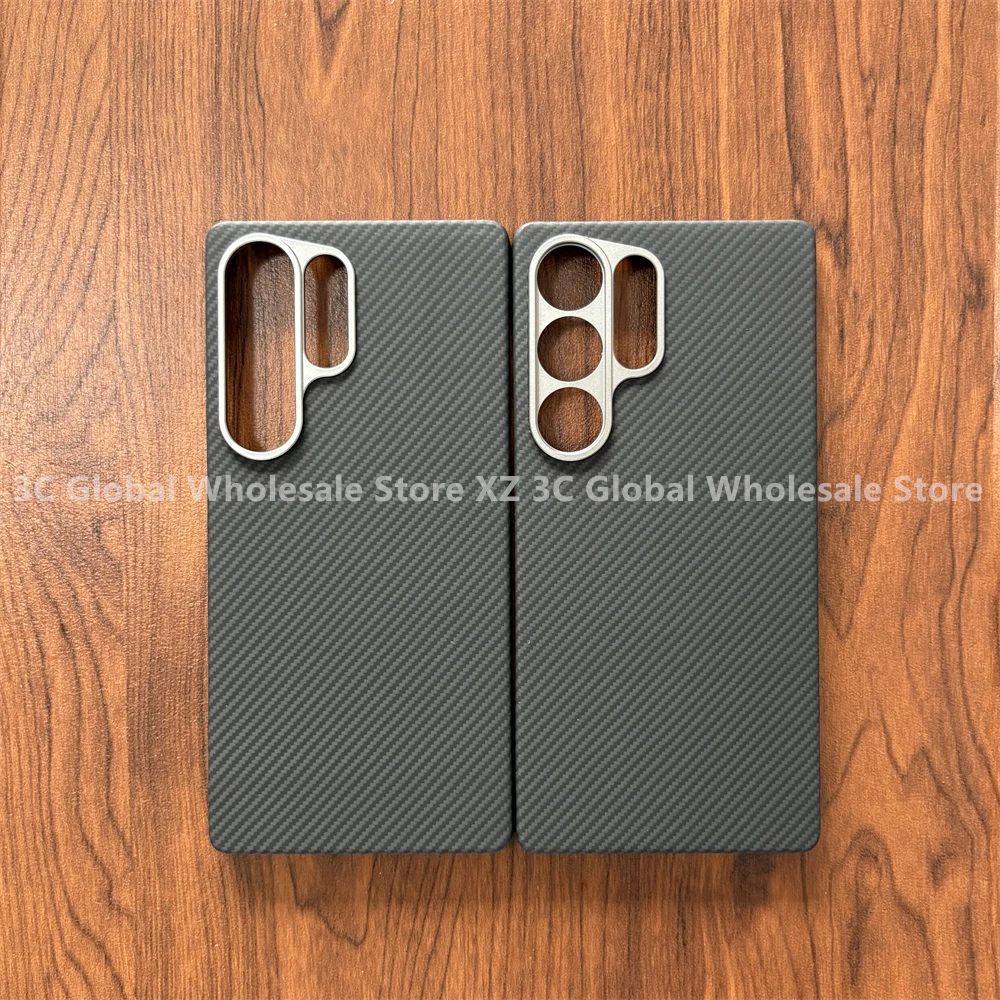 

Magnetic Case for Samsung Galaxy S25 Ultra Real Carbon Fiber Phone Case for Samsung S24 Ultra Kevlar fiber Cover Case