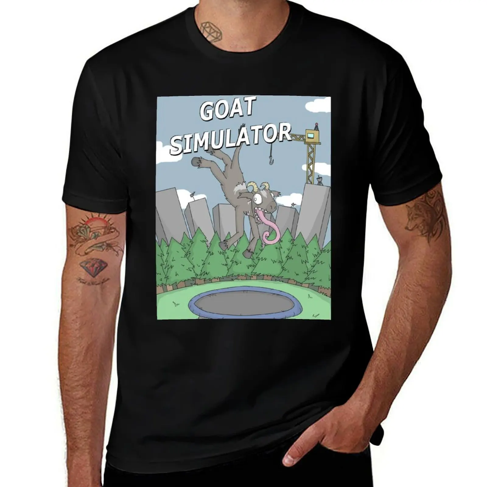 Goa Simulator T-Shirt Active Wear Sports for Men T-Shirt