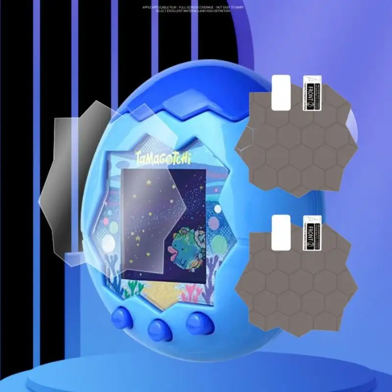 

2Pcs/set Screen Protector Decorative Accessories For Tamagotchi Uni Paradise Screen Film Protective Cover Panel Soft Film