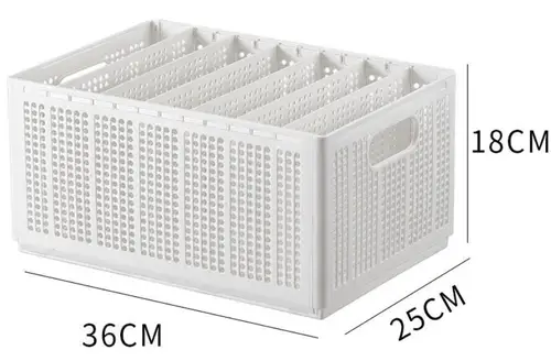 Foldable Clothes Storage Box for Wardrobe Closet, Underwear Organizer Drawer Dividers, Space-Saving Jeans Container - Image 12
