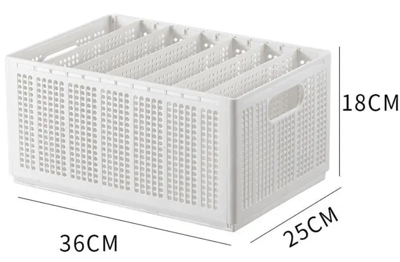 Foldable Clothes Storage Box for Wardrobe Closet, Underwear Organizer Drawer Dividers, Space-Saving Jeans Container - Image 12